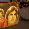 Amitabh Bachchan. In traffic on Sadar Patel Bridge, Ahmedabad.