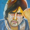 A much younger Amitabh Baccchan On Ellis Bridge.