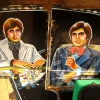 Interior: Amitabh Bachchan. They were being refitted to a new rickshaw at the hub of rickshaw customisation at Kankaria Lake.